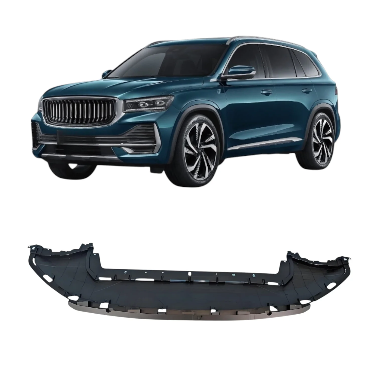 Front Bumper Lower Guard Plate Calf Protection Bracket For Geely Xingyue L Monjaro 6010178000 2021