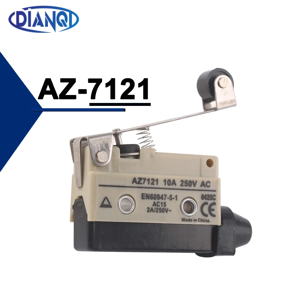 1 قطعة التبديل الجزئي AZ-7121 D4MC-2000 السفر التبديل TZ-7121 الحد التبديل 10A 250 فولت