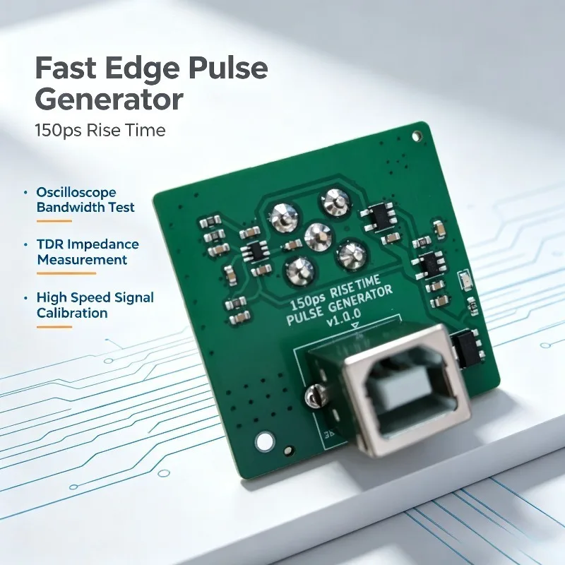 Fast Edge Pulse Generator 150ps Rise Time For Oscilloscope Bandwidth Test TDR Impedance Measurement Calibration Test Instrument