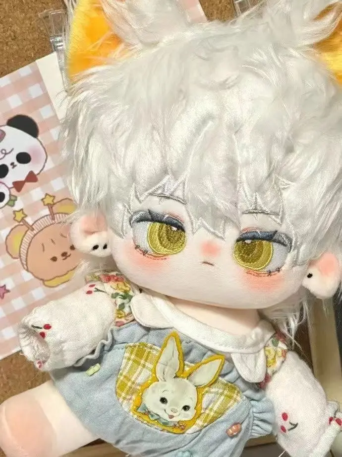 Stuffed 20cm Game Light and Night Sariel Handsome Plush Dress-up Cotton Doll Children Adults Cute Toys Cosplay Birthday Gits