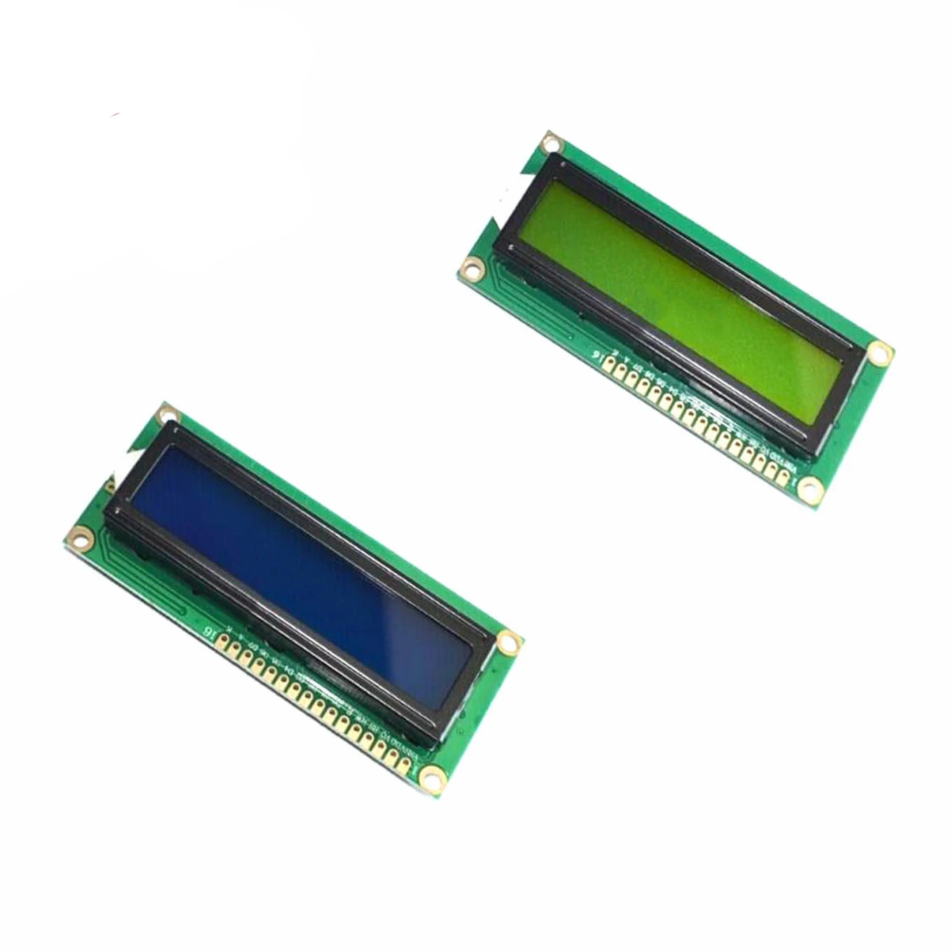 LCD1602 1602 LCD Module Blue Yellow Green Screen 16x2 Character LCD Display Module HD44780 Controller IIC/I2C 4 Interface 5V