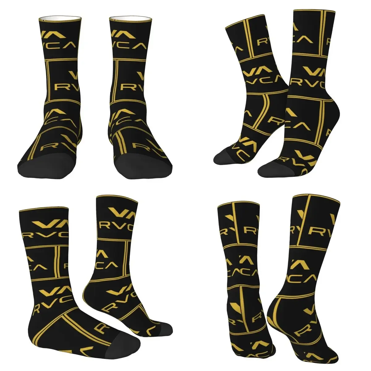 

SUMMER Beach Gold-RVCA-Surf Merch Socks Harajuku Sweat Absorbing Stockings All Season Long Socks Man Woman Valentine's Day Gifts