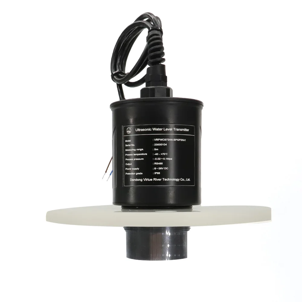 Ultrasonic Water Depth Meter Level Measuring Instrument for Tank Ultrasonic Water Level Sensor