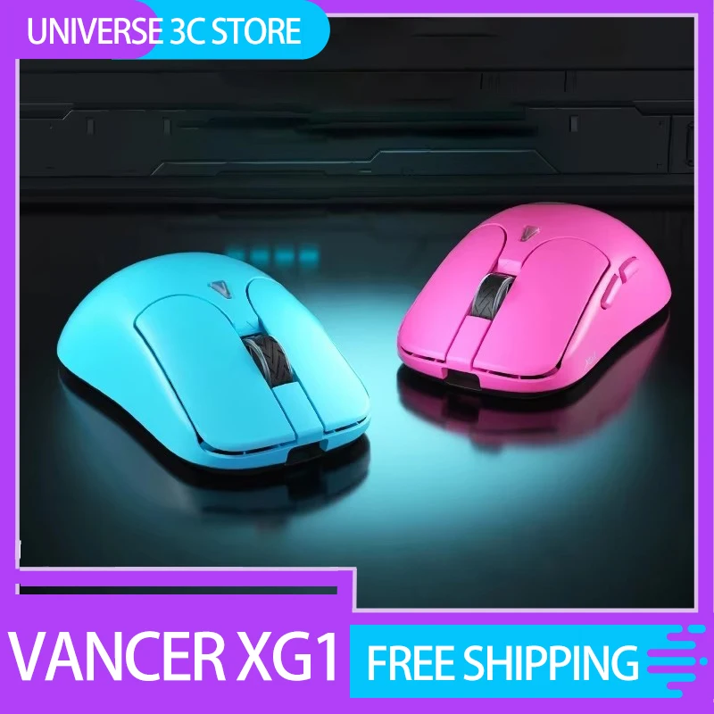 Vancer Xg1 Groove Wireless Mouse Tri Mode Paw3395 Dual 8k Polling Rate Esport Custom Gaming Mouse For Pc Gamer Gift Accessories