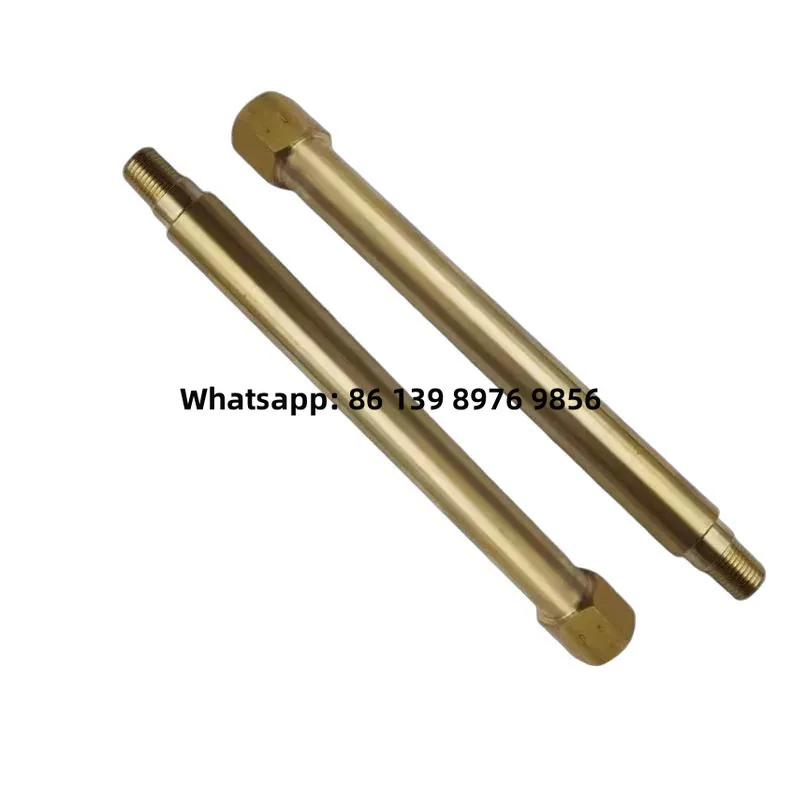 Brass Extended Faucet With Yellow Markings Models Jtwf12 Jtwf23 And Jtwf21 Featuring An Extended Tapered Thread And A
