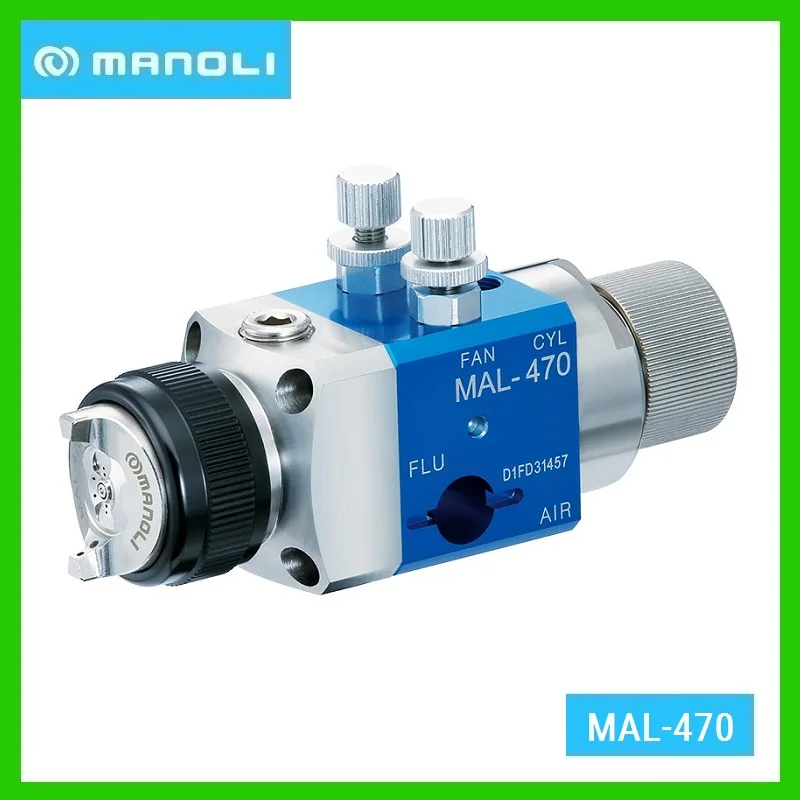 MANOLI MAL-470 Profession Stainless Steel Automatic Spray Gun Waterborne Paint High Atomization Low Pressure Spray Gun