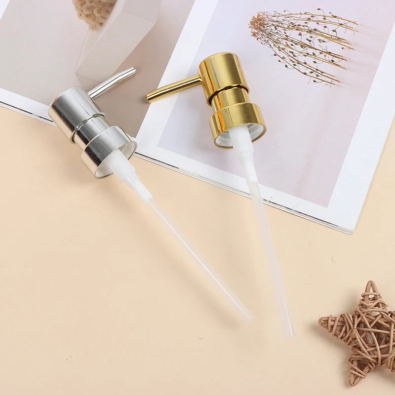 DIY Soap Pump Liquid Lotion Dispenser Replacement Head Jar Tube 28 Thread Standard Pump Cap Liquid Soap Dispenser ABS Material