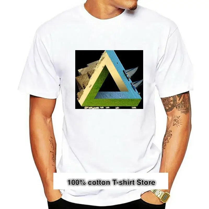 Camiseta Impossible earth (penrose triangle) para hombre, camisa para mujer