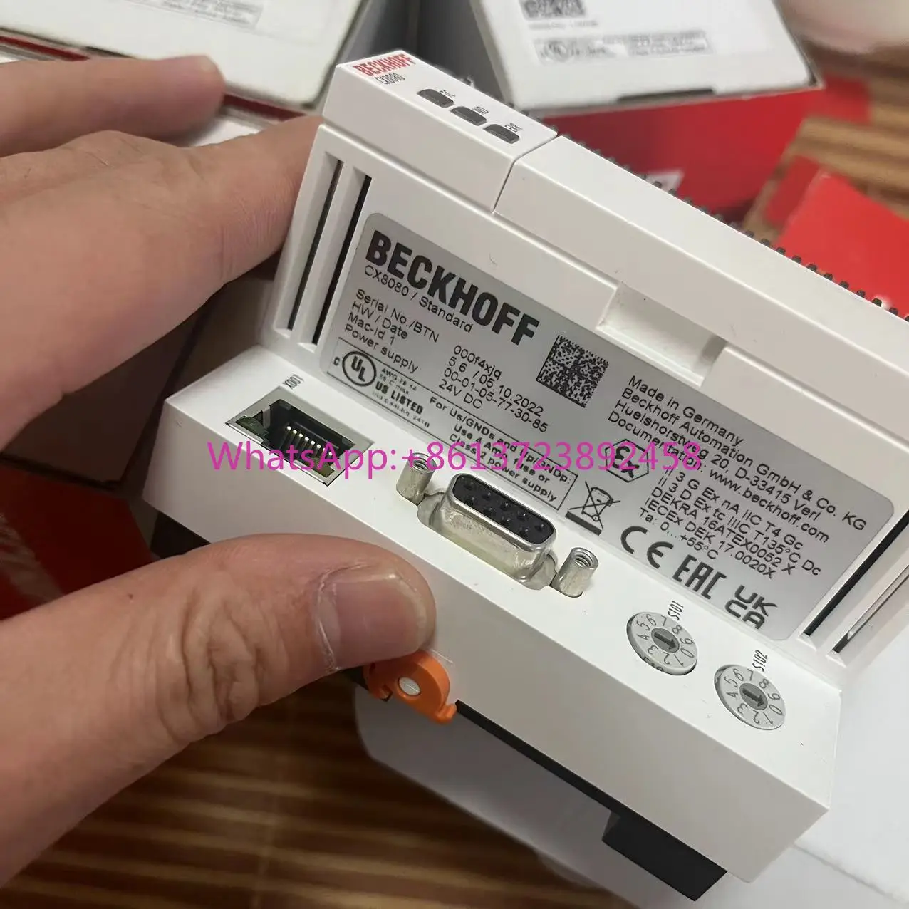 New German BECKHOFF CX8080 CPU Controller Module Negotiation