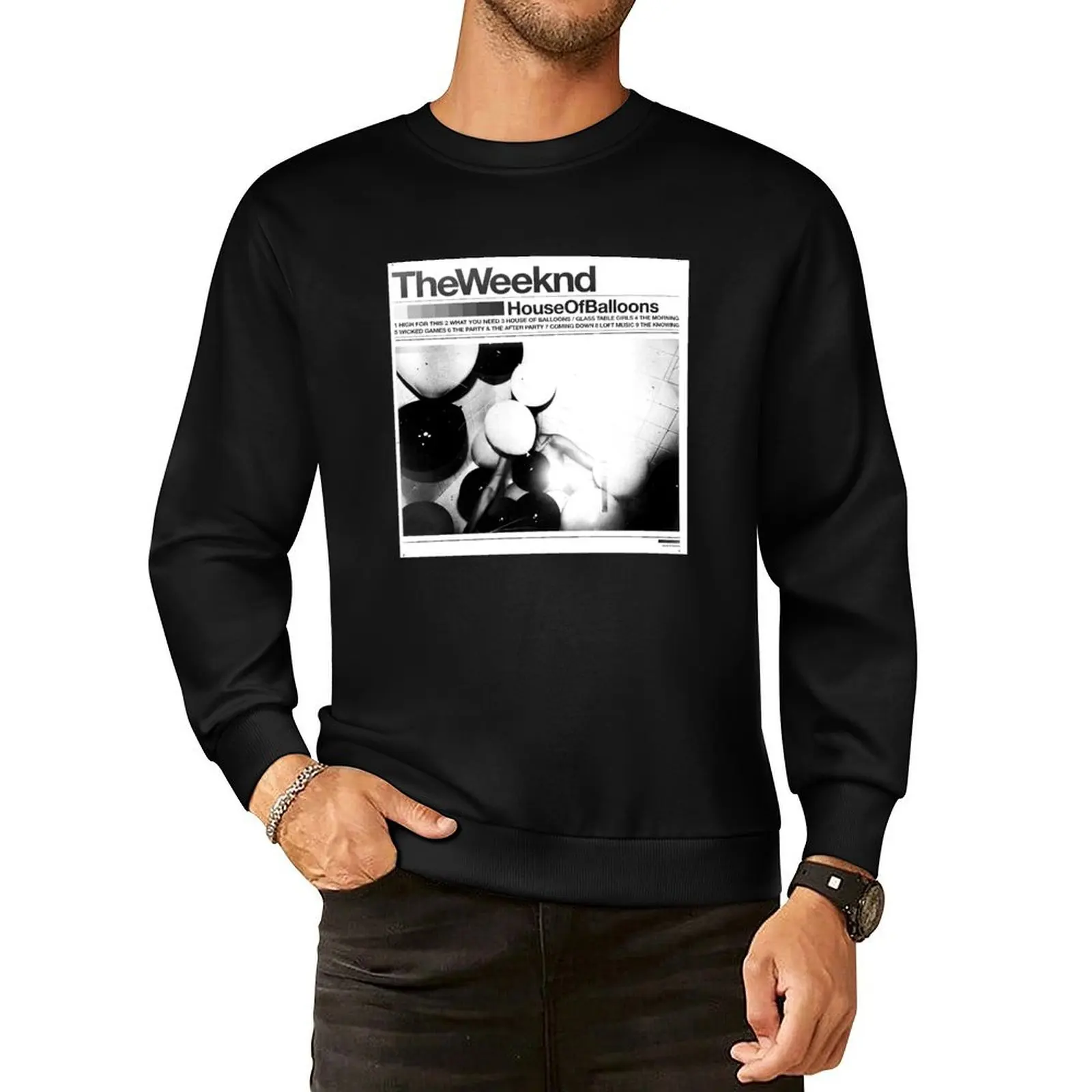 

Weeknd - Balloon Pullover Hoodie men's sweat-shirt set aesthetic clothing sports sweatshirt man