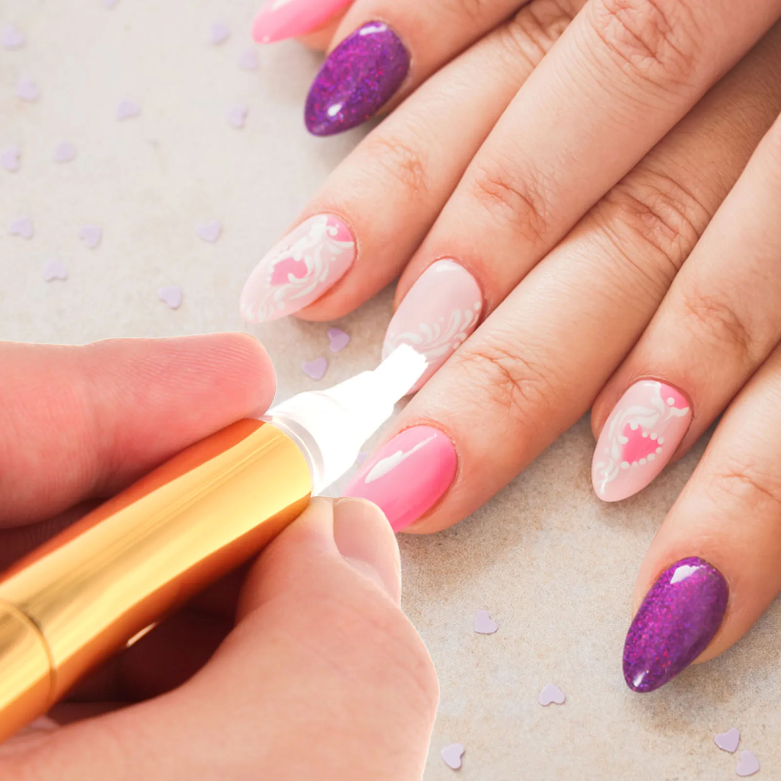 

3Pcs Empty Pen for Nail Polish Lip Gloss Manicure Supplies Twisting Design Nail Nutrition Oil Applicator Empty Pen