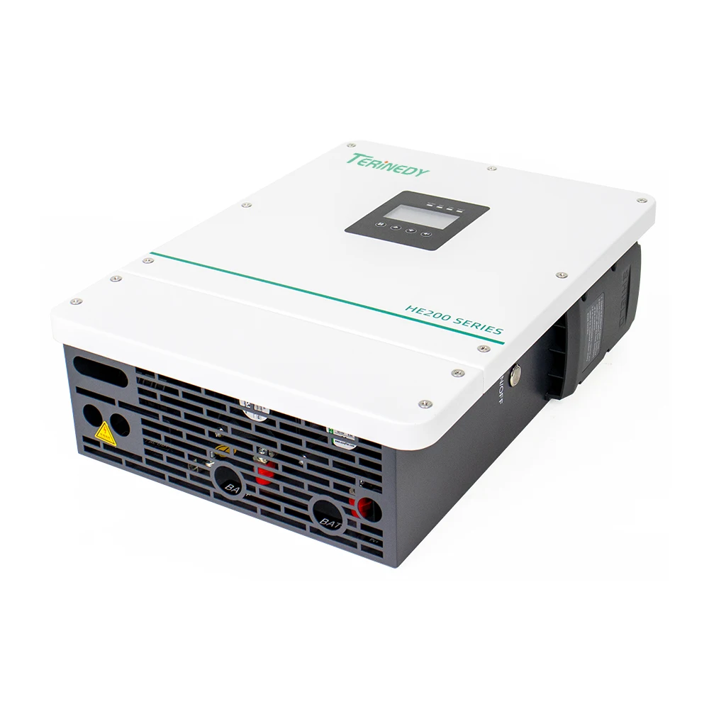 HE 200-4200-T IP54 3.6kW Hybrid Solar Inverter, IP54, 5000W PV Input, 40-450V DC, 220/230/240V AC Output, 18A, 50/60Hz