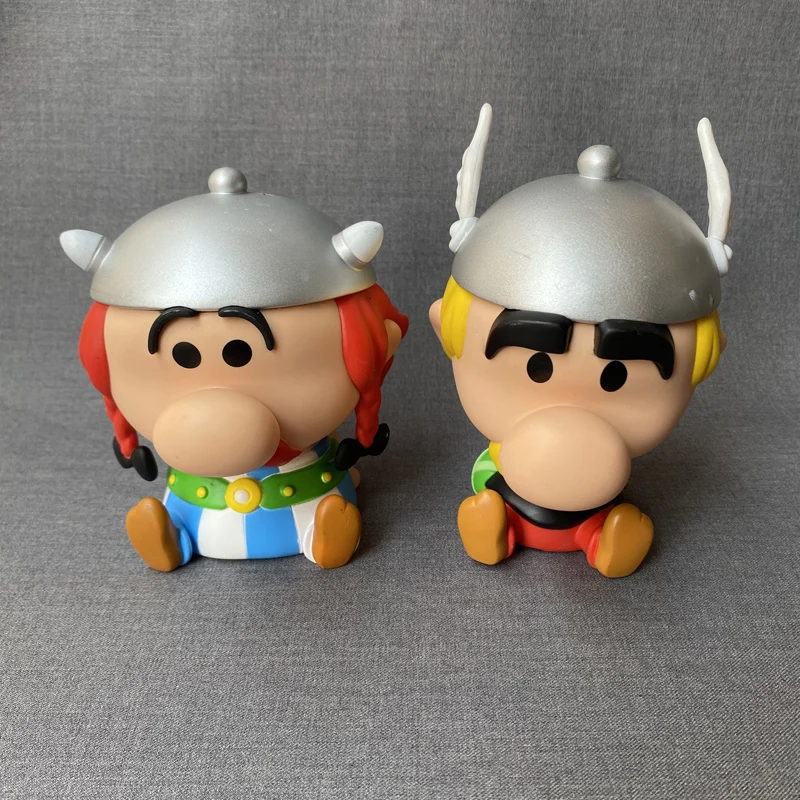 15*15cm Asterixs and Obelixs Brickheadz action figure toy PU kids Astérix Gaul Hero Adventures model