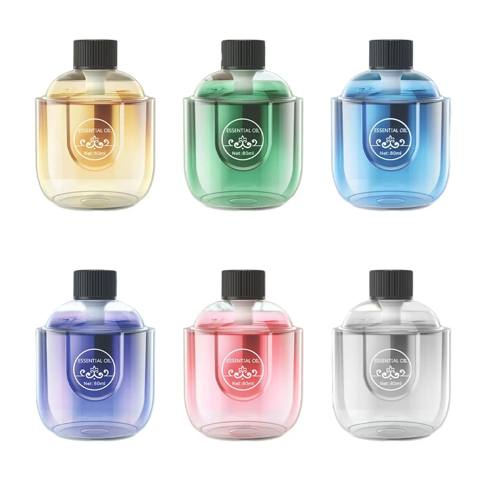 Olio essenziale per diffusore 80ml olio aromatico portatile per lavanderia auto per uso domestico