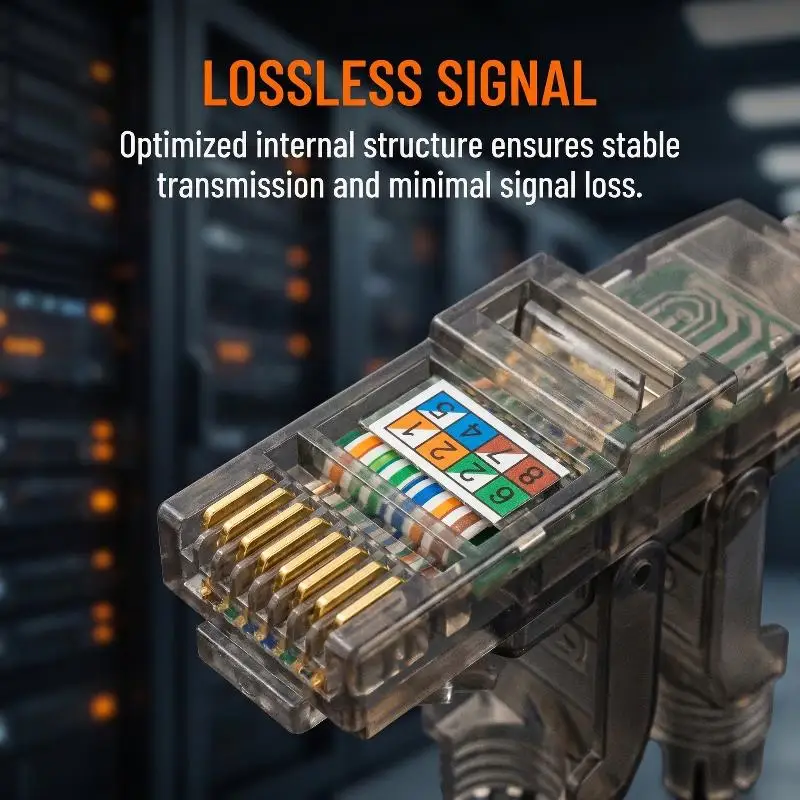 Toolless Network Cable Joiner Extension Adapter Secure Easy to Use Ethernet Connector for  Wiring Projects