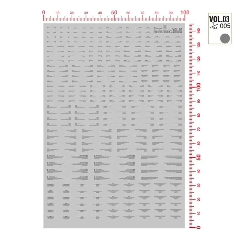 HOBBY MIO VOL1-VOL12 Serie High-Definition Universele Water Transfer Printing Stickers voor Gunpla Schaalmodellen Hobby Accessoires