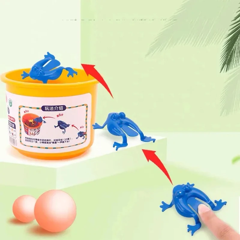 1-20 stücke springen Frosch Spielzeug Eltern-Kind Bounce Frösche Angst Spielzeug für Kinder sortiert Stress abbau Spielzeug Kinder Geburtstags feier Geschenk – Detail 6