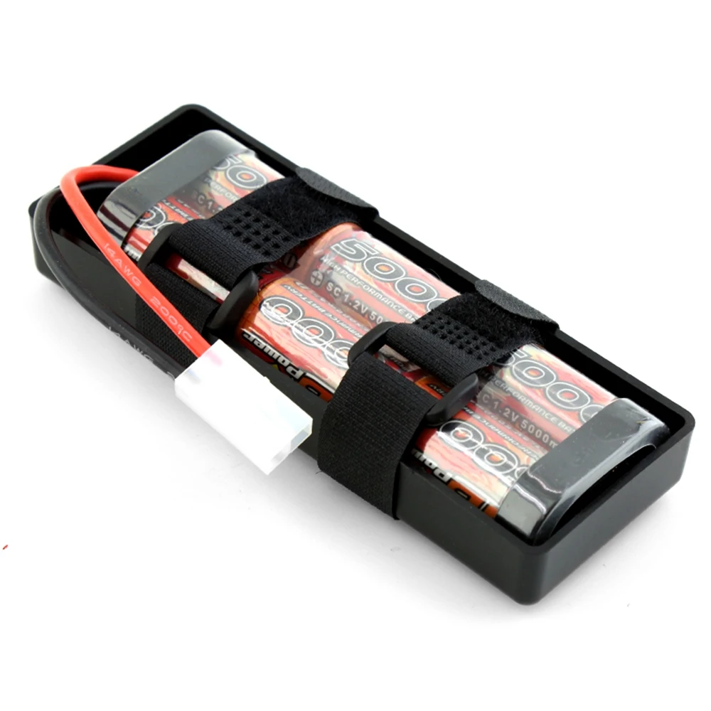 RC Battery Tray Case Battery Box Bracket for Axial SCX10 Traxxas TRX4 RC4WD D90 1/8 1/10 RC Car Spare Parts,White