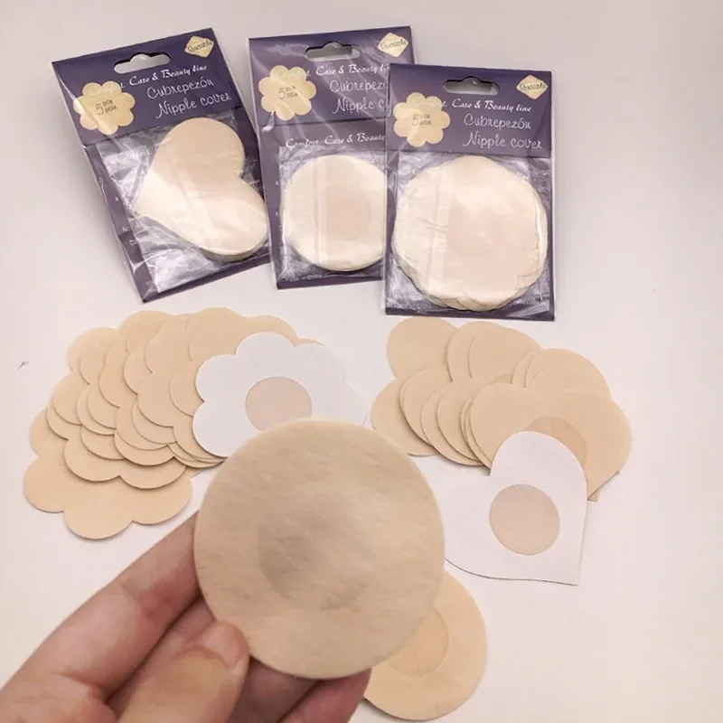 Cubrepezones Adhesivos Invisibles Desechables, Finos y Transpirables, Anti-rozaduras, para Vestidos, Trajes de Baño y Uso Diario