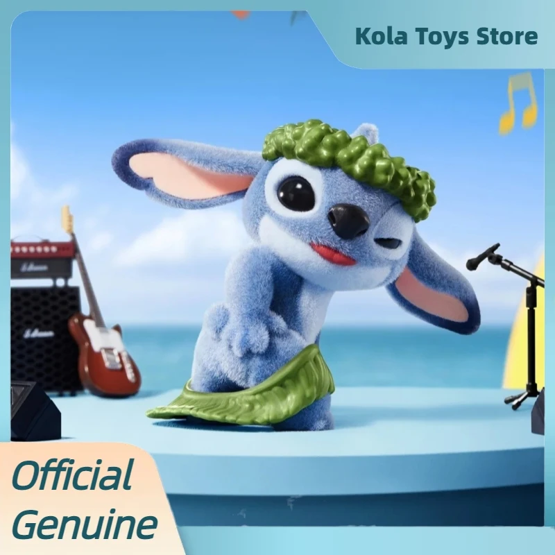 Genuino Stitch Ohana significa Serie di famiglie Scatola misteriosa Figurine carine Ornamenti Giocattoli Bambole Stitch Blind Box Anime Figure Regali