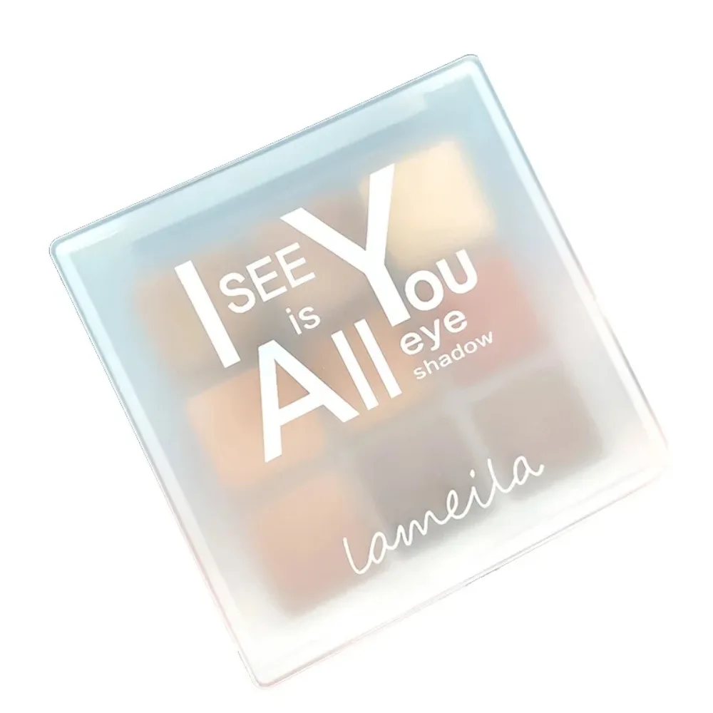 ヌードシマーマットアイシャドウパレットグリッターアイシャドウ長期的な防水アイ顔料シャインアイシャドウメイクアップ 9 色 2025