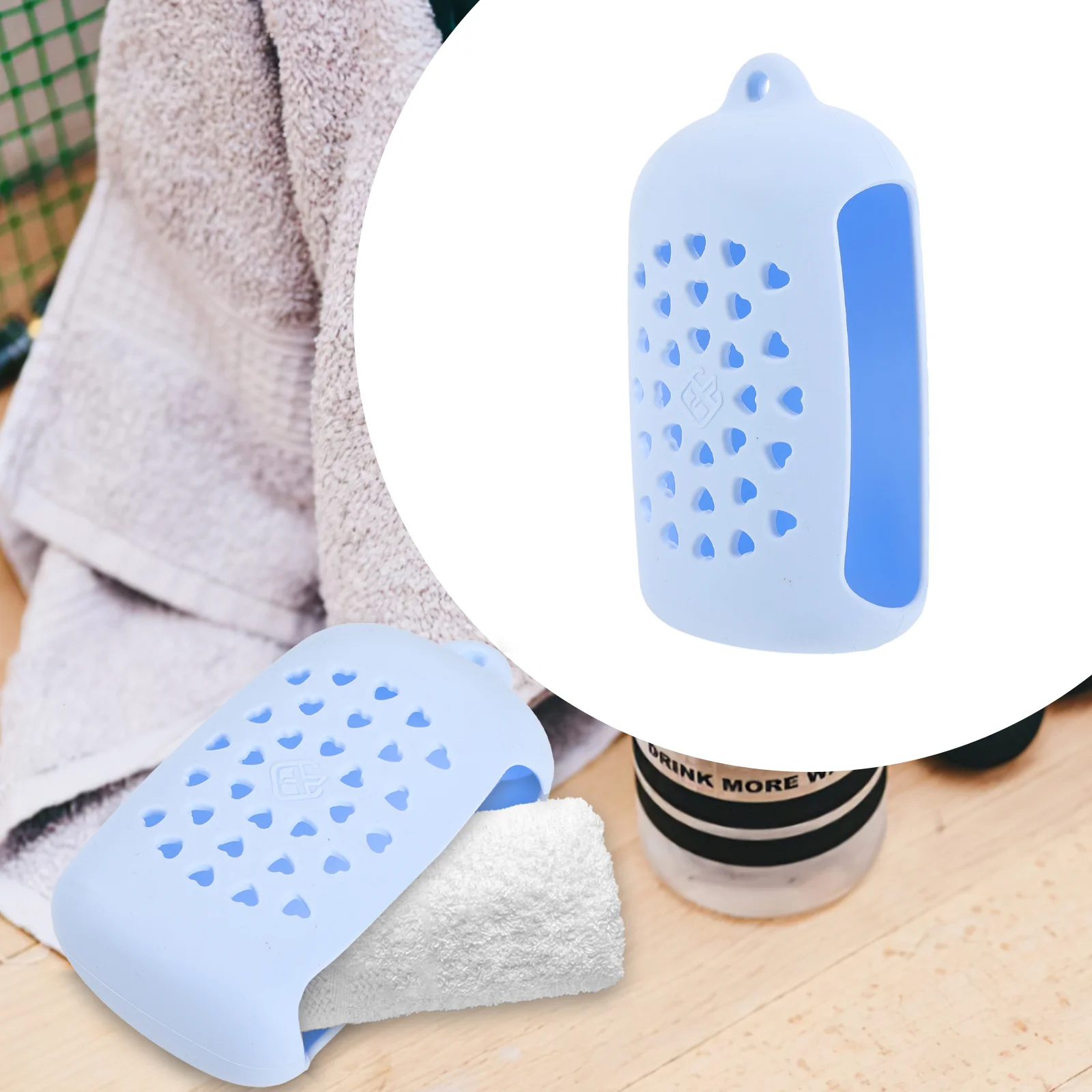 

Silicone Travel Towel Case Bag for Towels Mini Storage Duffel Bags Traveling Small Pouch Duffle Outdoor Portable