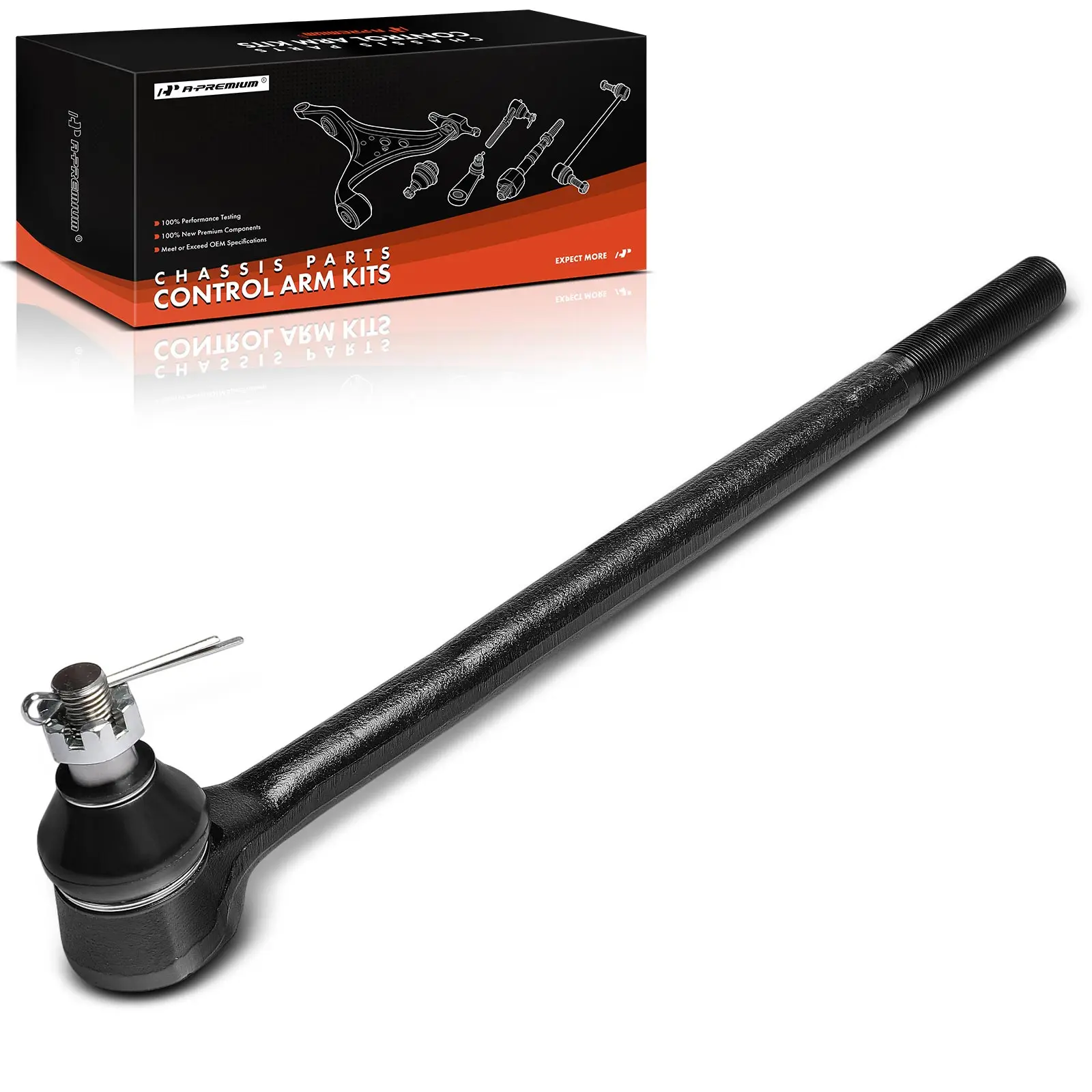 A-Premium Front Left Inner Tie Rod End for Ford Ranger 1989-1997 Bronco II 1989-1990 Mazda B2300 B3000 B4000 1994-1997