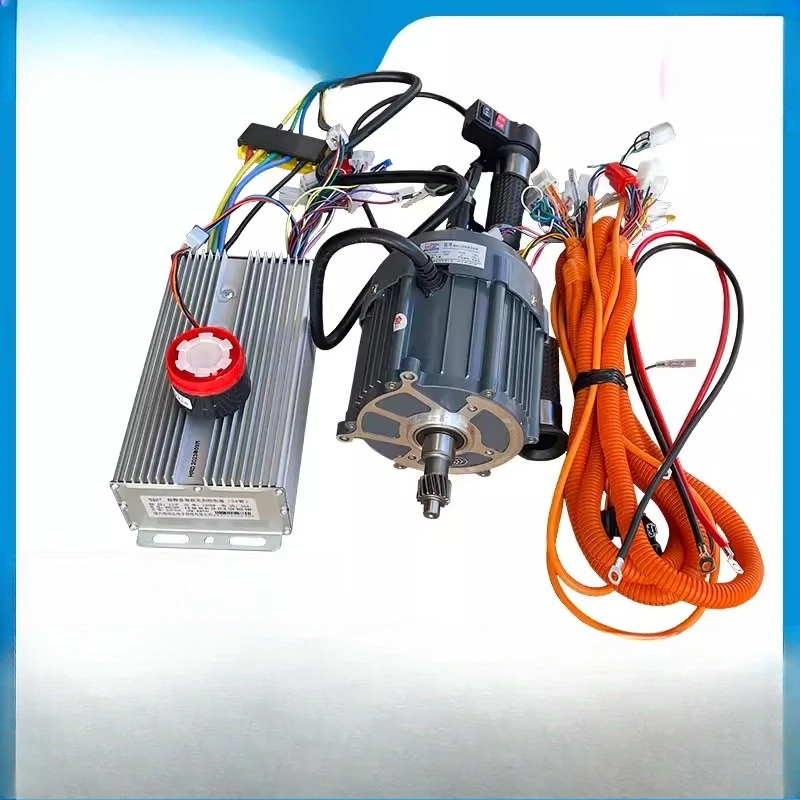 

Electric tricycle motor controller set controller wiring harness with swivel pure copper brushless