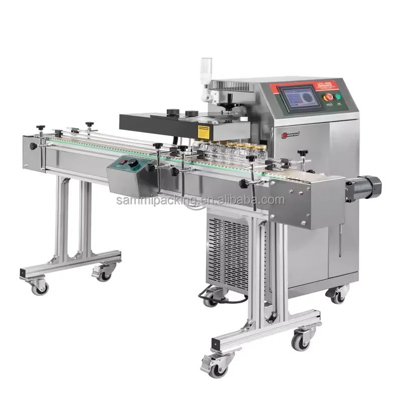 High quality automatic induction aluminum foil sealing machine continuous induction sealer machines