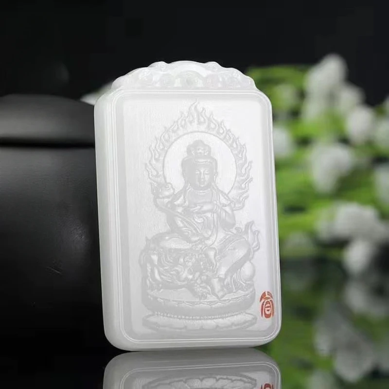 Afghan Jade Eight Patron Saint Brand Boutique Couple Pendant