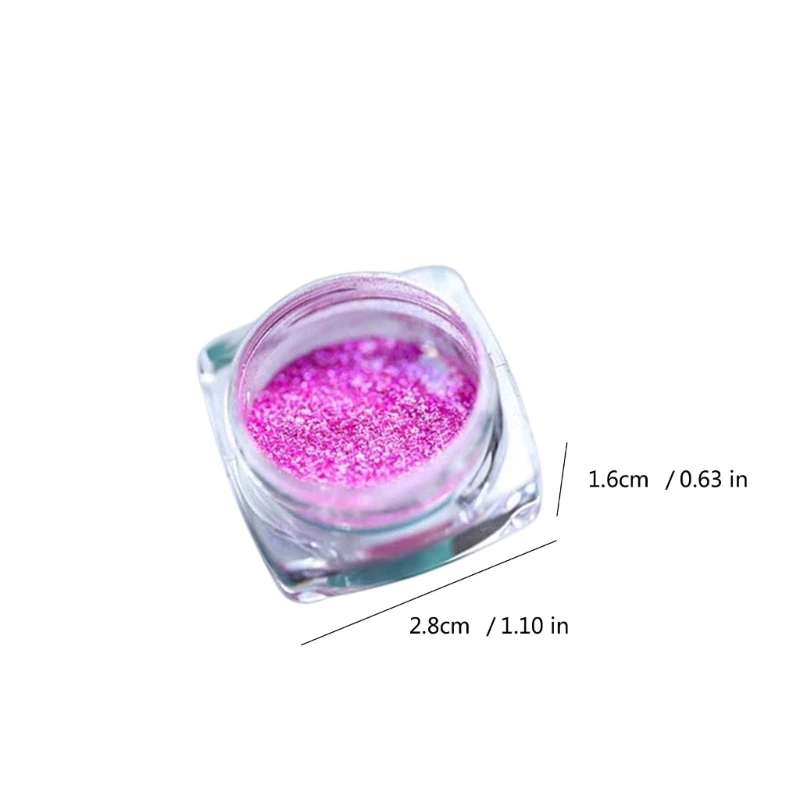 Mirror Effect Pigment,Color Shifting Powder Coloretto Eyeshadow Gift E1YF