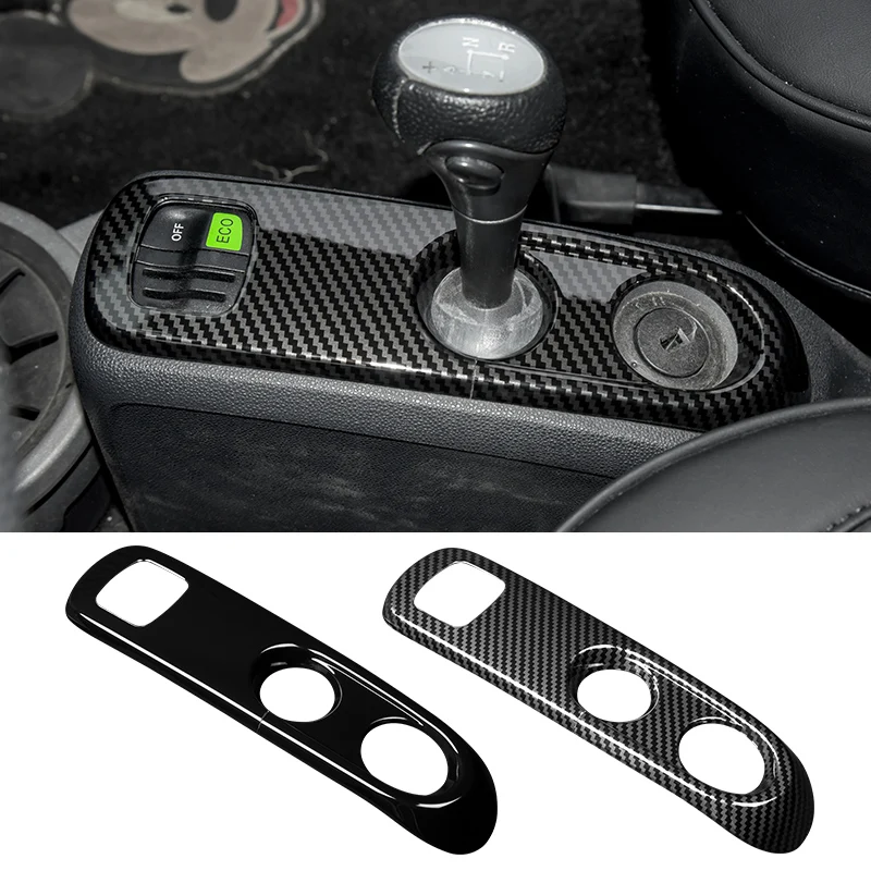 

Car Center Console Gear Shifter Panel Decorative Trim Cover For Smart 451 Fortwo 2009-2014 Car Interior Accessories Sticker