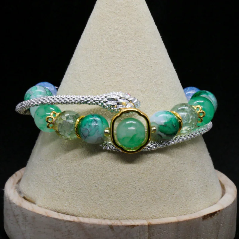 الفن الأبيض الأصلي مروحة الله الانطباع مشتقة سوار سوار مستوى المظهر العالي المحيطة هدية مجوهرات الأصلي 2D كوس