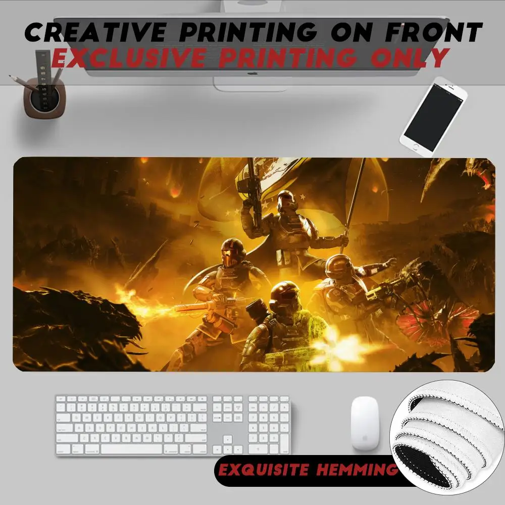 

Mouse Pad Non-Slip Rubber Edge locking mousepads Game play mats Fashion Hot Game Cool HELLDIVERS 2 for notebook PC computer