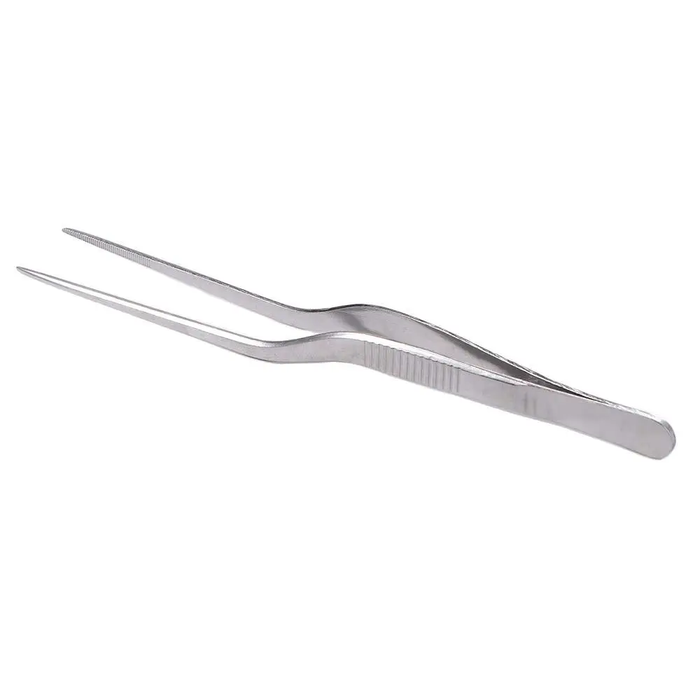 Silver Professional Stainless Steel Ear Wax Removal Oral Cleaner Ear Care Tools Ear Cleaning Clip Nail Clip Ear Tweezer