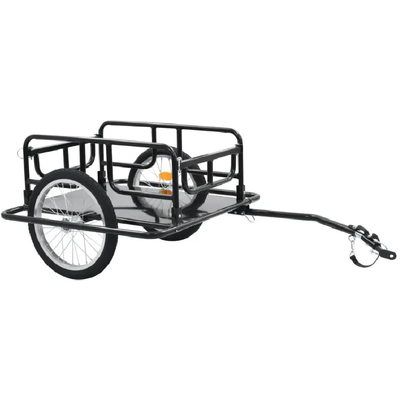 Foldable Cargo Bicycle Trailer Outdoor Cycling Rear Mounted Freight Truck Bucket Single Vehicle Towing Tool Vehicle