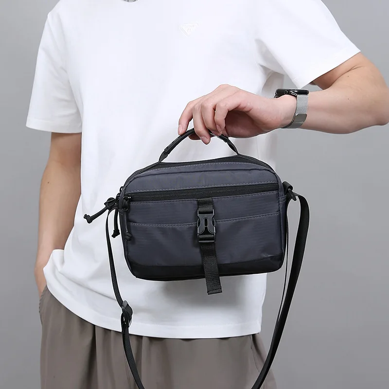Single Shoulder Crossbody Carrying Handle Multi-Purpose Computer Bag Large Capacity High-End Texture for Men