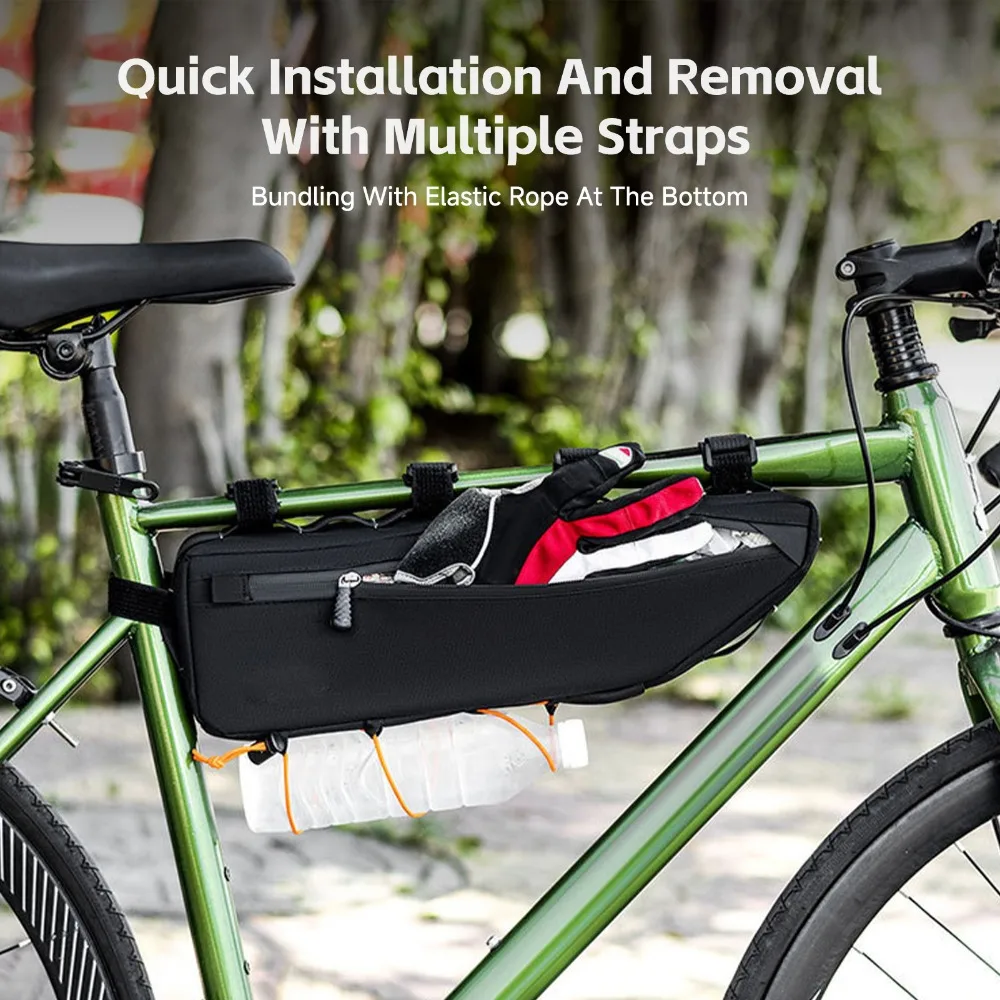 Bolsa impermeable de poliéster para tubo superior de bici - imagen 2