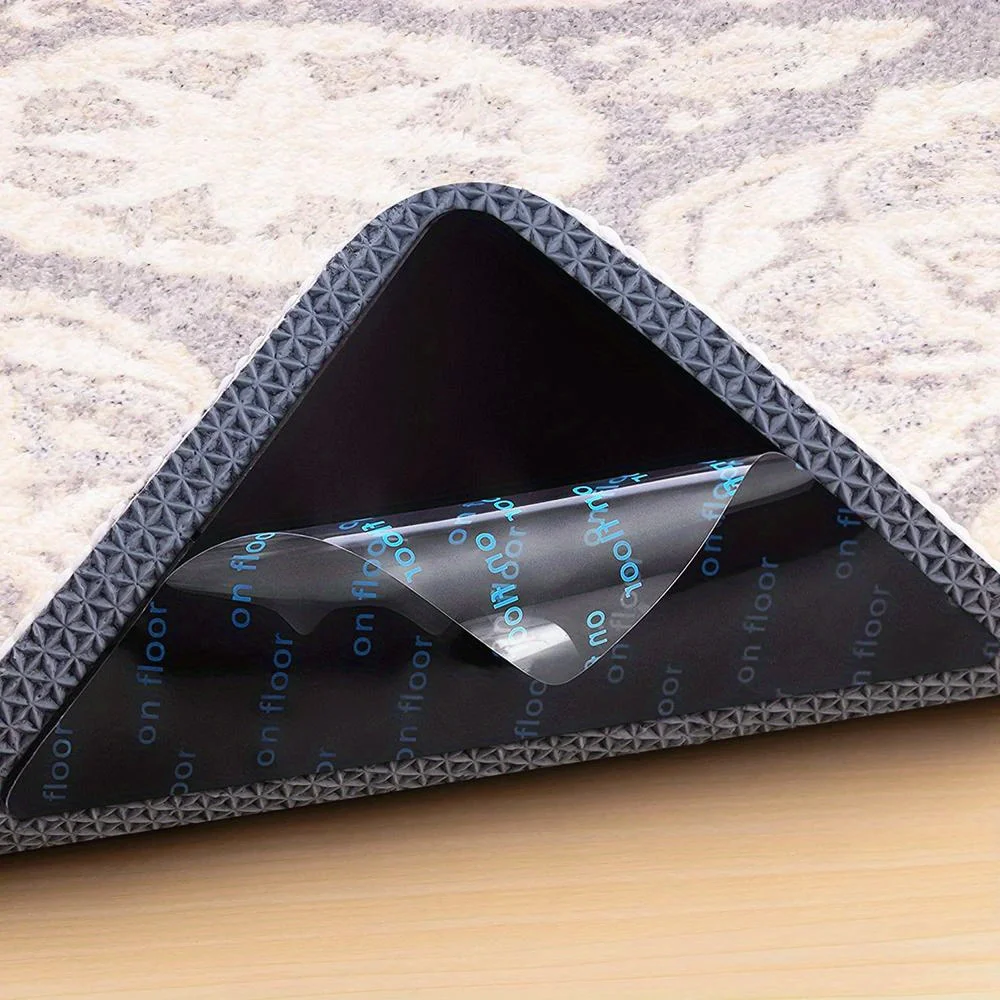 16pcs Triangle carpet anti slip fixing sticker anti slip patch to prevent carpet displacement and edge curling anti slip pad