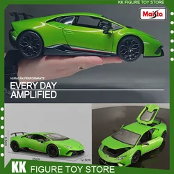 Maisto 1:18 Lamborghini Huracan Performante Sports Car Diecast Model Edition Alloy Luxury Vehicle Toy Collection Decoration Gift