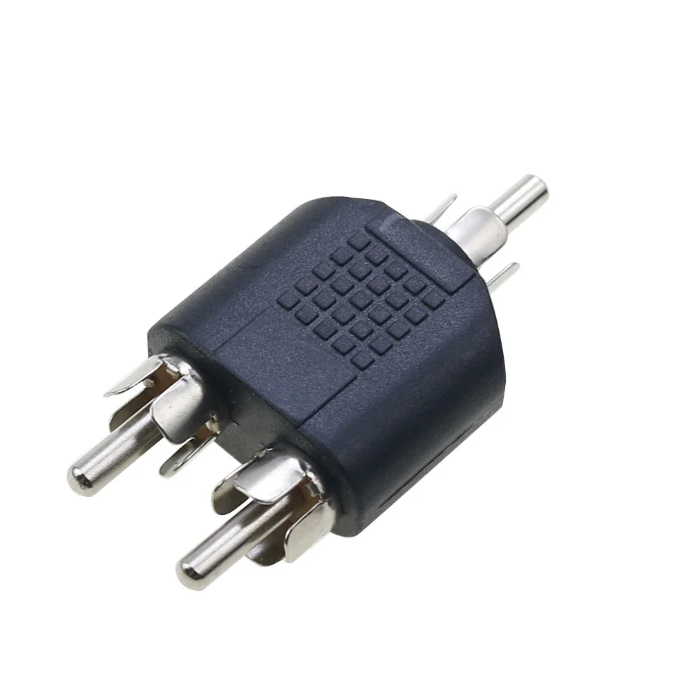 1 piece 3.5mm to RCA Stereo Female Jack Plug Adapter Headphone Y Audio Adapter RCA Male Female To 2RCA male Audio connector