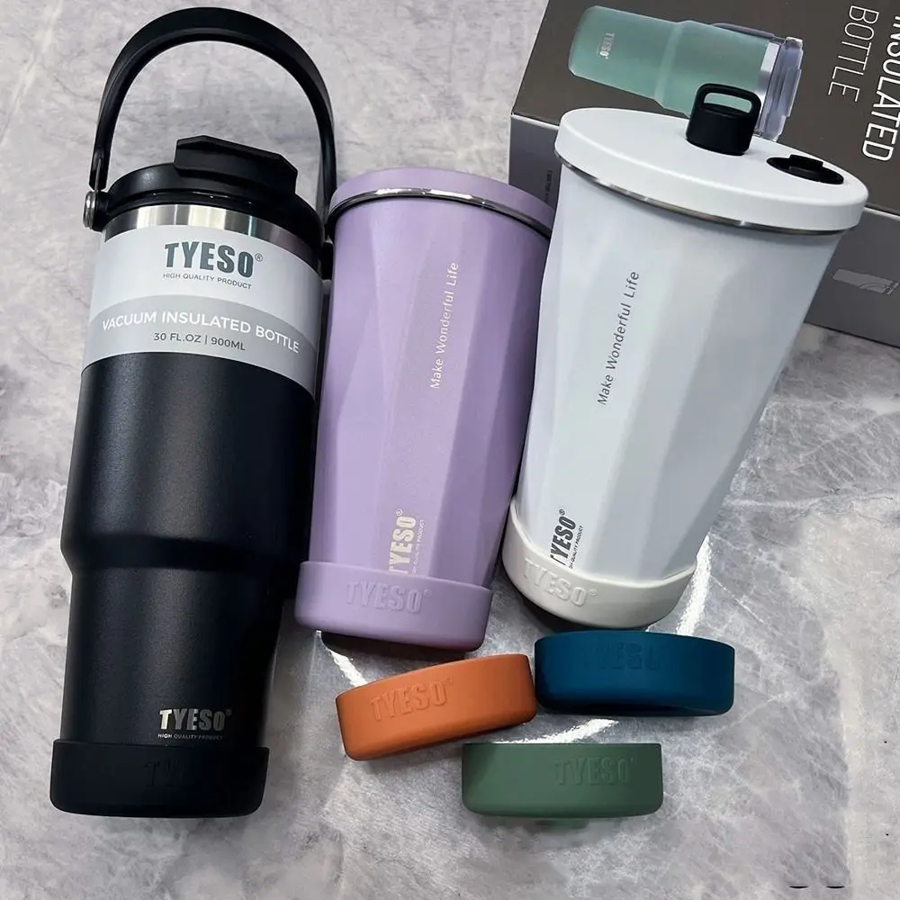 Universal 71-75mm Silicone Coaster Bottom Cover for Tyeso Water Bottle Anti Slip Bottom Sleeve Cover for Tyeso Mug Accessory