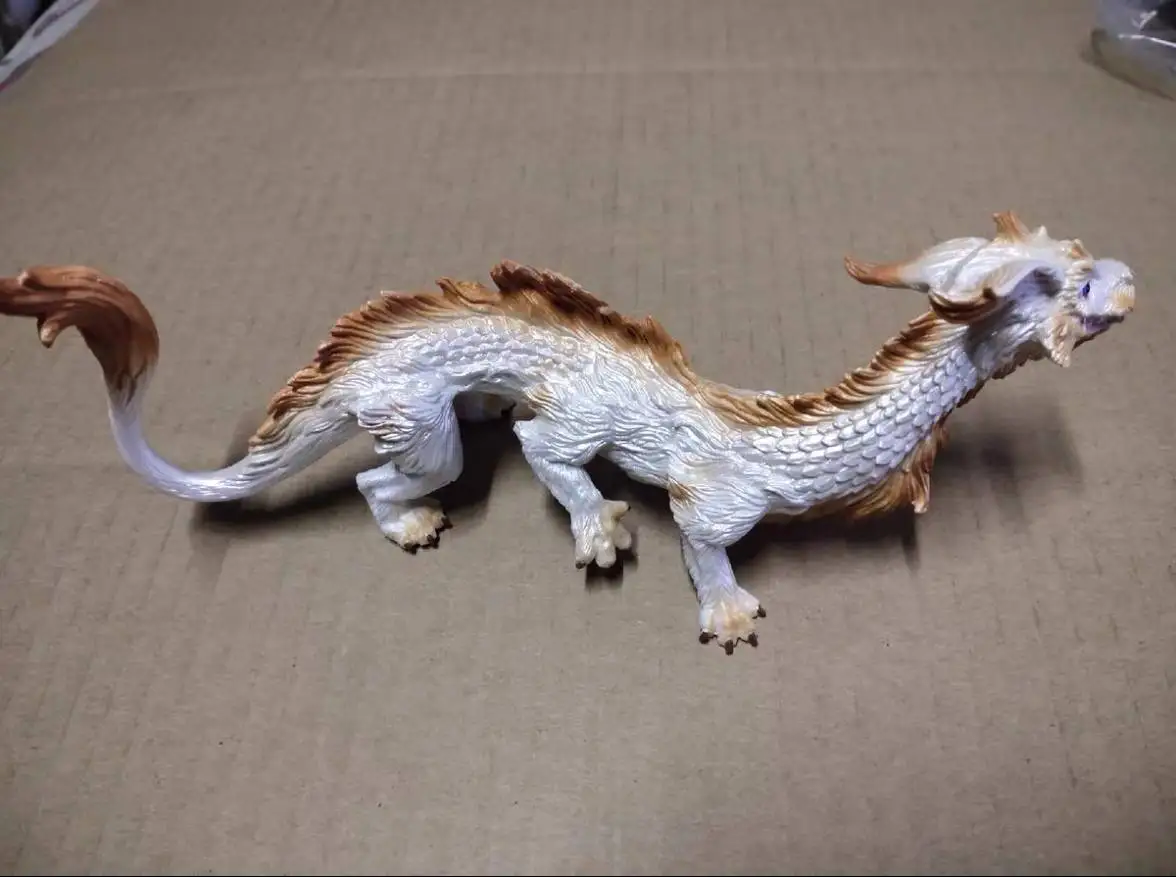 pvc    Chinese myth  dragon  model  simulatation animal model scene decor ornament