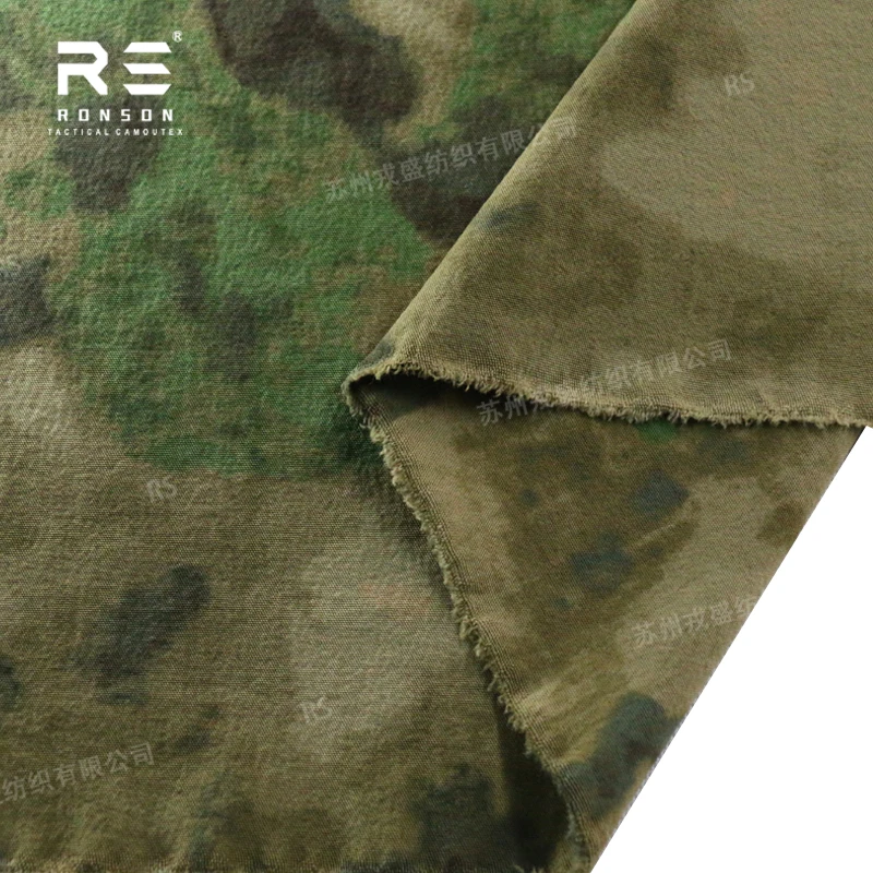 

nylon four way stretch tactical uniform fabric camo fabric A-TACS-FG