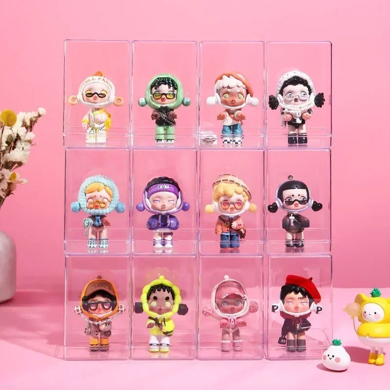 

Blind Box Storage Display Stand Single Doll Display Cabinet For Toys Collectible Storage Box Dustproof Transparent Display Boxes