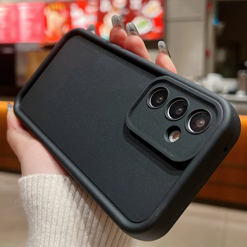 Shockproof Silicone Case For Samsung S25 S24 S23 Ultra Capa S22 S21 Ultra S20 FE A52 A53 A14 A34 A54 A15 A35 A55 A56 5G Cover