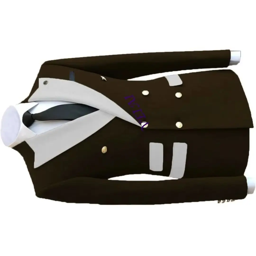 

Customized Men's Wedding Tuxedo Jacket Double Breasted Blazer Formal Costume Coat for Bridegroom Business Groom Wear Homme