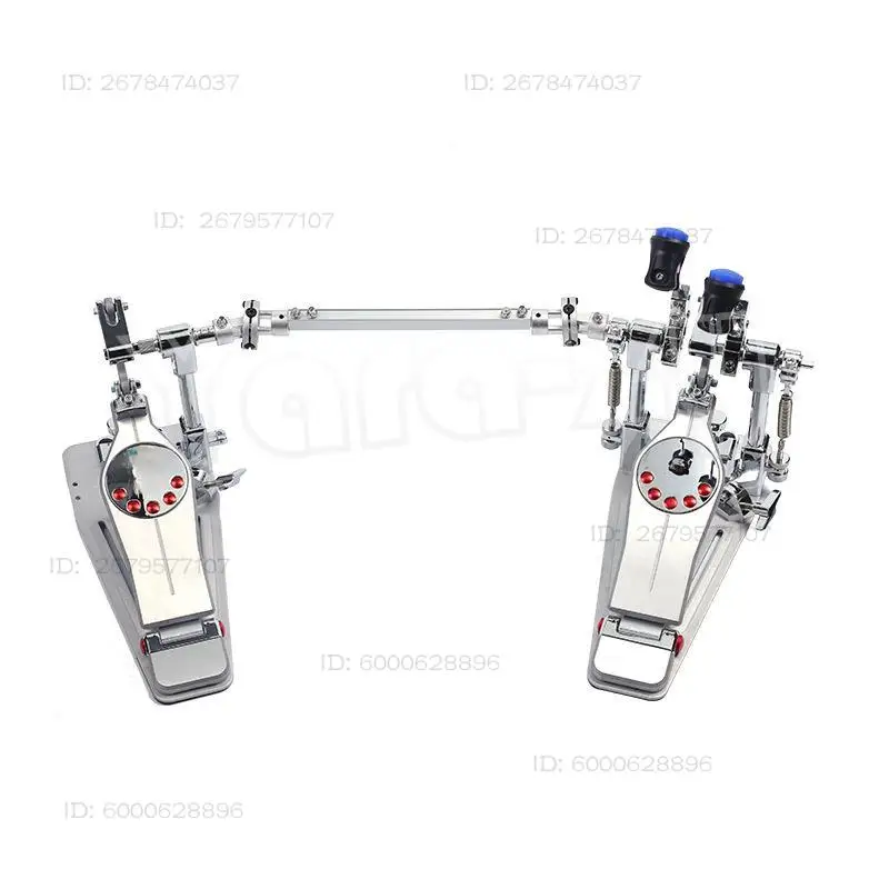 CNC Rods Double Action Hammer Drum Pedal Low Drum Pedal PD-4000 Magnesium Aluminium Alloy Direct Drive Double Pedal