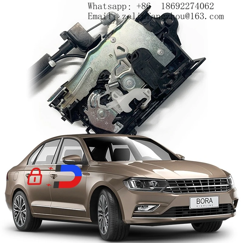 

For VW Bora Electric Suction Door Original Mechanical Lock Modified To Electronic Lock Soft Close Power-Closing For Volkswagen