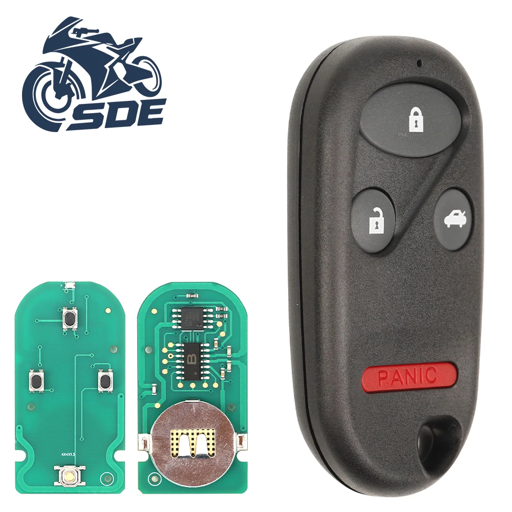 

SDE FCC ID:OUCG8D-344H-A /KOBUTAH2T-315 Keyless Entry Remote Control Car Key Fob 3/4 Buttons for Honda Element Civic Si CRV
